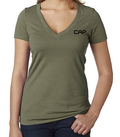 CAP V-Neck Tee